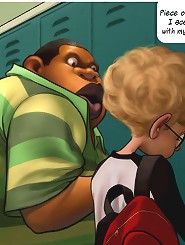 Excellent cartoon porn images with young men lusting for getting some sexual intercourse together with women