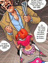 Cartoon porn comics. It is amazing! This is how you lick off your hubby nightly?