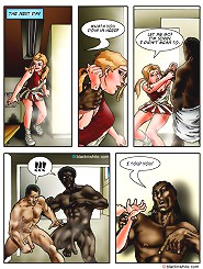 White girl looking on naked niggas in locker room interracial cartoon sex