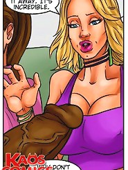 Top interracial porn toons with naughty hotties serving black cocks