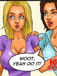Dirty fired up sapphic girls on porn cartoons first try a giant black color cock on their fucking!