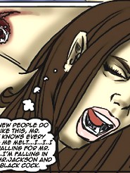 Black toon porn. Not before long a girl started to feel enjoy that black cock deep in her ass