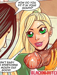 How do you fit it in your mouth on this black cartoon porn? Hes stretching my mouth out good!