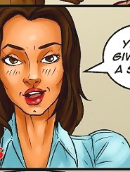 Sexy hotties fucked hard and fed with jizz in interracial xxx cartoons