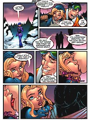 Mount harass - comic sex story from jkrcomix.com about winter outdoor fucking