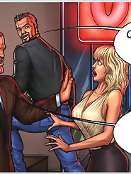 Premier comics porn with busty bitch disgraced in public night club