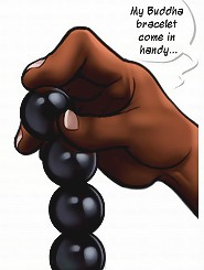 Comics porn. Do it right, homie! Plug that Buddha wristband in this young pulled butt