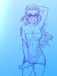 Why don't you try rubbing the head with your palm at melkor mancin comics