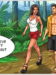 Sexy whore wants pussy fucked in wild jungles in porn cartoons